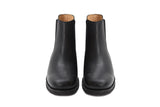 Chelsea Boots - Black Leather - Lordya