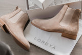 Classic Chelsea Boots - Stone - Lordya