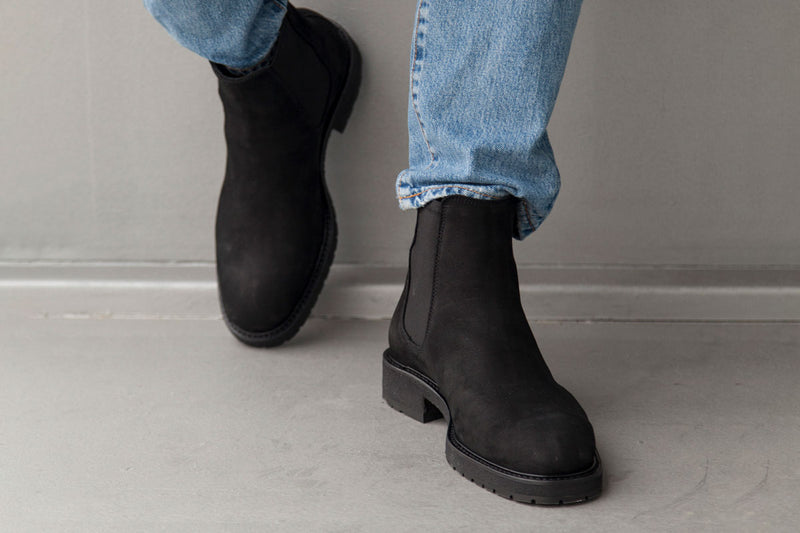 Lordya Winter Chelsea Boots - Black