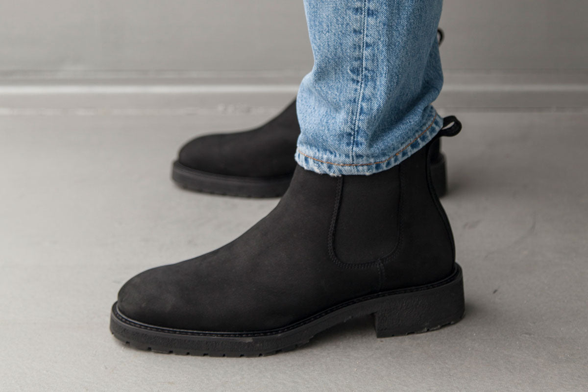 LORDYA LACE-UP BOOT BLACK Winter-Chelsea-Black-Leather-  main image 2