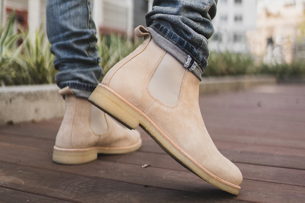 Integrere Råd År Lordya Chelsea Boots - Tan Suede