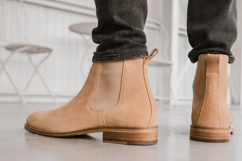 Classic Chelsea Boots - Tan - Lordya