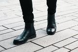 Chelsea Boot - Black Leather - Lordya