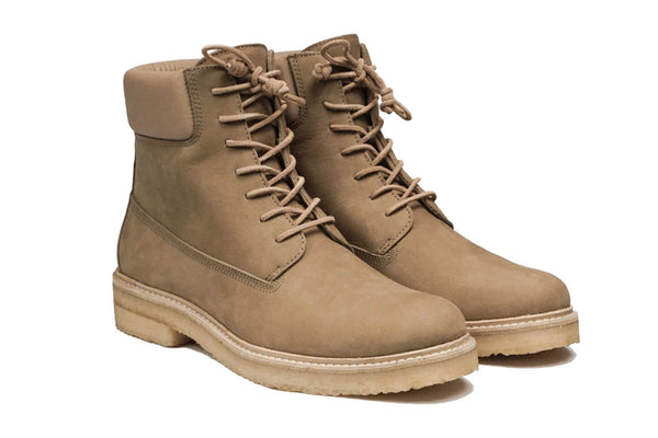 Lordya - Lace-up Timber Boots Tan