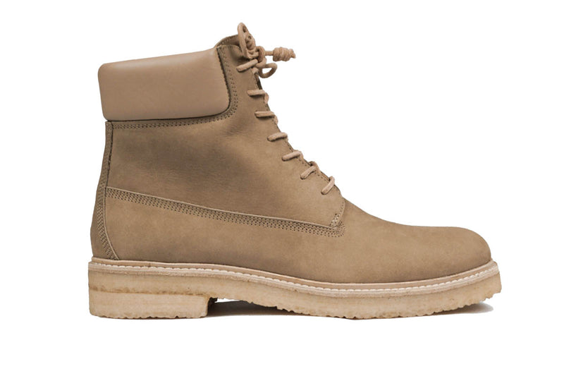 Lordya - Lace-up Timber Boots Tan