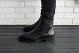 Winter Chelsea Boots - Black Leather