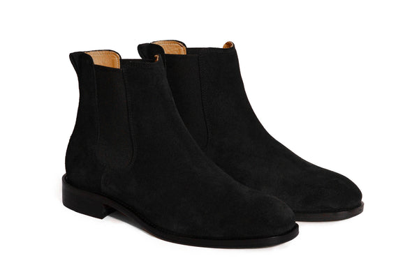 Classic Chelsea Boots - Black - Lordya