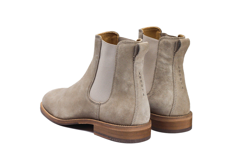 Classic Chelsea Boots - Stone - Lordya
