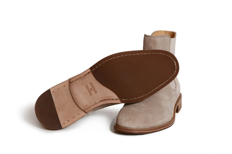 Classic Chelsea Boots - Stone - Lordya