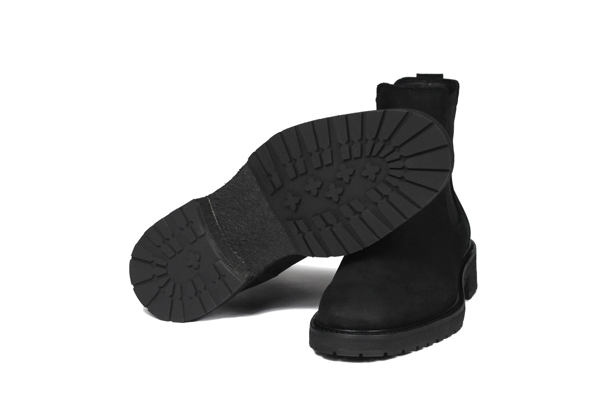 Lordya Suede Chelsea Boots in Washed Black Size 10 Lordya Winter Chelsea Boots - Black main image 2